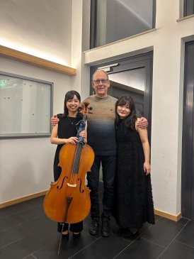チェロ・溝口琴音さん（2026年1月～3月）