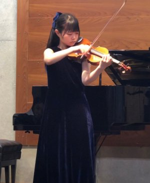 ヴァイオリン・村社蘭さん（2025年4月～6月）