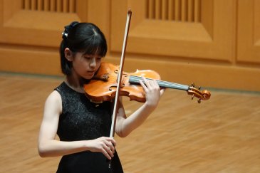 ヴァイオリン・立花楓奈さん（2025年10月～12月）