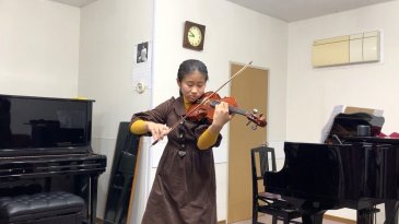 ヴァイオリン・増田七彩さん（2021年9月～11月）