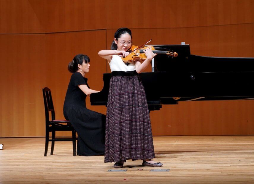 【活動報告】ヴァイオリン・芝崎栞さん