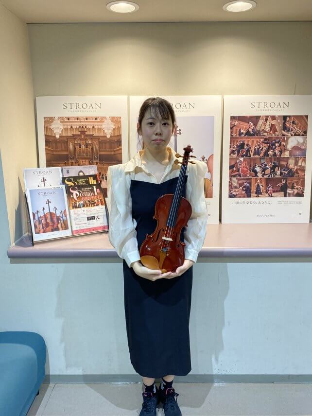 【貸与終了】ヴァイオリン・上野遥夏さん