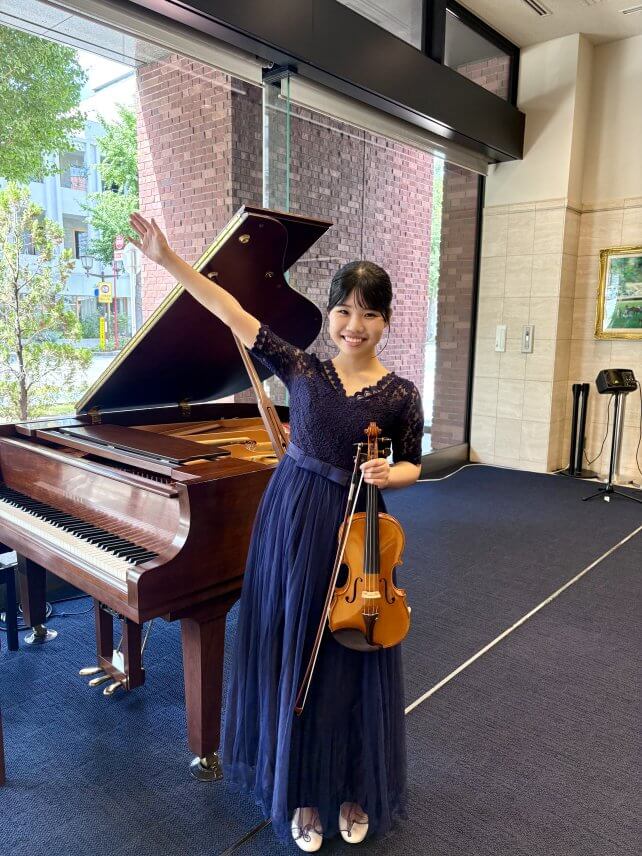 ヴァイオリン・福田愛子さん（2026年7月～9月）