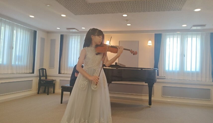 ヴァイオリン・金子苺華さん（2025年7月～9月）